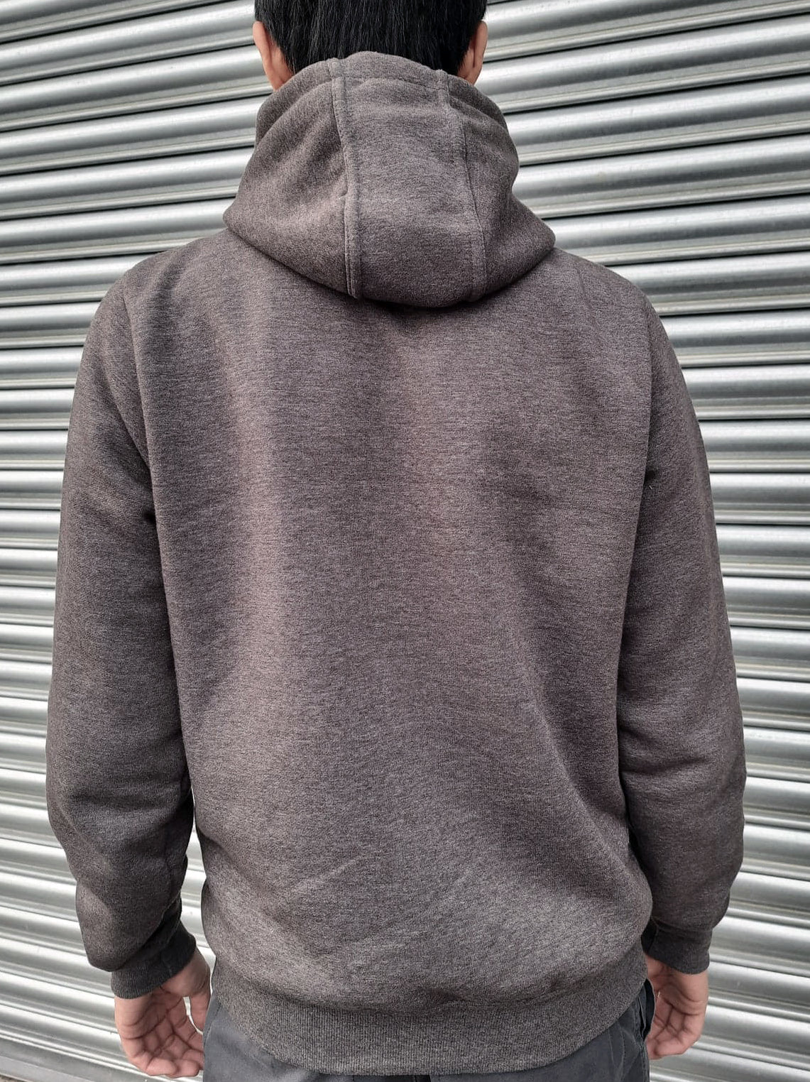 Pure.jitsu zipped hoodie - Charcoal